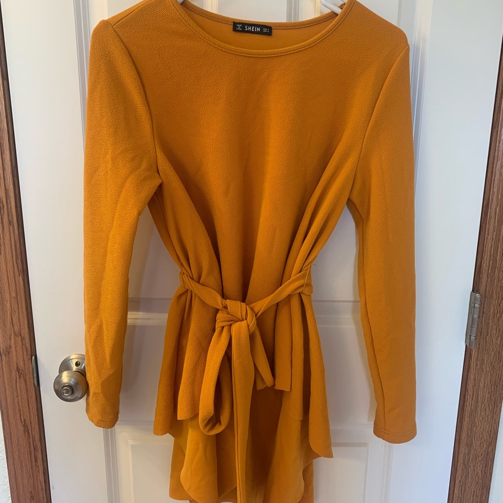 Solid mock long sleeve